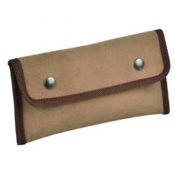 Pochette Porte Balles Tunet Croûte vachette - 10 balles - Marron