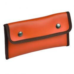 Pochette Porte Balles Tunet Croûte vachette - 10 balles - Orange