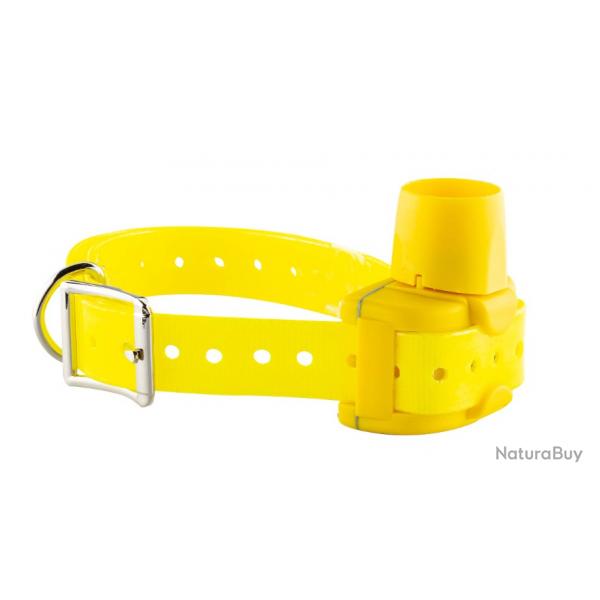 Collier de reprage sonore NUM'AXES Canibeep Radio Pro jaune