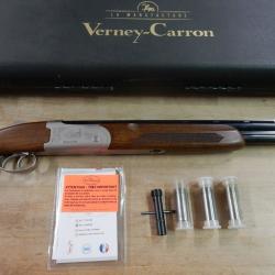 FUSIL VERNEY CARRON SAGITTAIRE CAL 12/76 CANON 68 CM + MALLETTE OCCASION TRES BON ETAT