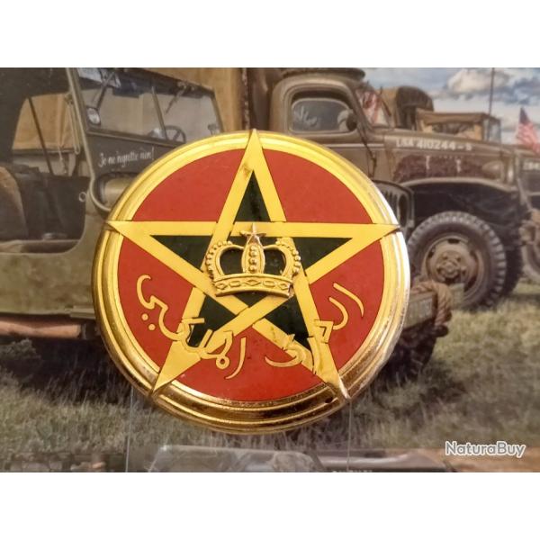 Insigne mtal de la Gendarmerie Royale du MAROC - 70 mm