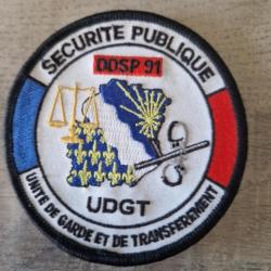 Ecusson police nationale UDGT 91