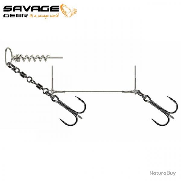 Monture Savage Gear Spin Rig 0.70MM 2 pices 11 cm 1/0