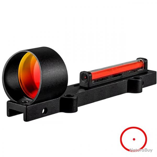 Red Dot en fibre optique rouge pour fusil de chasse  bande ventile