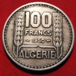 Algerie piece de 100 francs 1950 (république française)