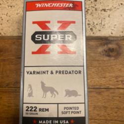 Boîte 222 remington winchester