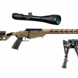 Pack carabine 22 LR Ruger Precision Rimfire Tan