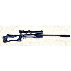 CZ 455 Varmint Evolution Carabine 22 LR lamellé collé bleu.