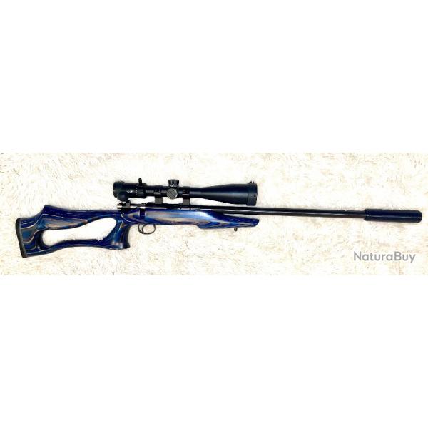 CZ 455 Varmint Evolution Carabine 22 LR lamell coll bleu.