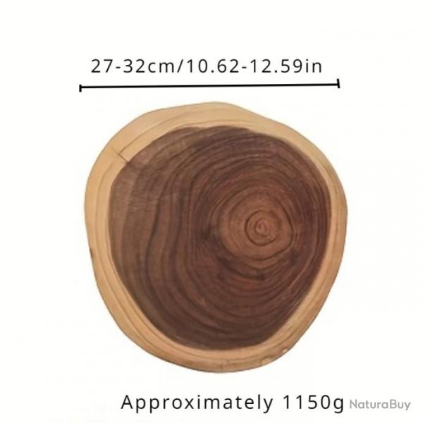 Planche a Decouper Plateau Bois Massif Acacia, Modele: S0001