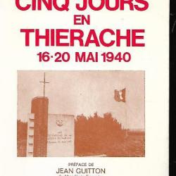 cinq jours en thiérache 16-20 mai 1940 de rogert donnart , campagne de 1940 , avesnes  , tirailleurs