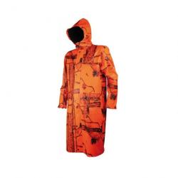 MANTEAU LONG IMPERMEABLE CAMO ORANGE 6XL