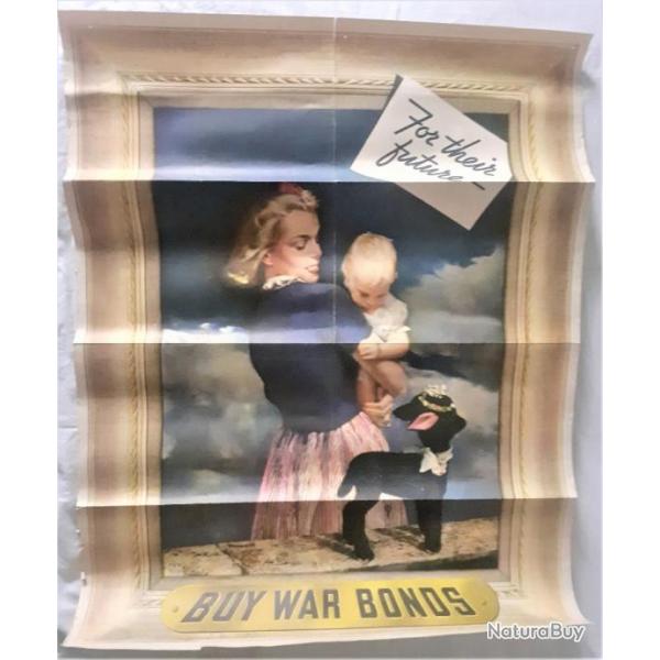 US143250a  Affiche Buy war bonds (For their future)