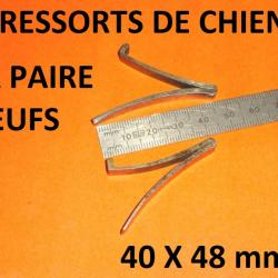 paire ressorts de chiens fusil 40x48 mm juxtaposé hammerless etc.- VENDU PAR JEPERCUTE (D22C321)