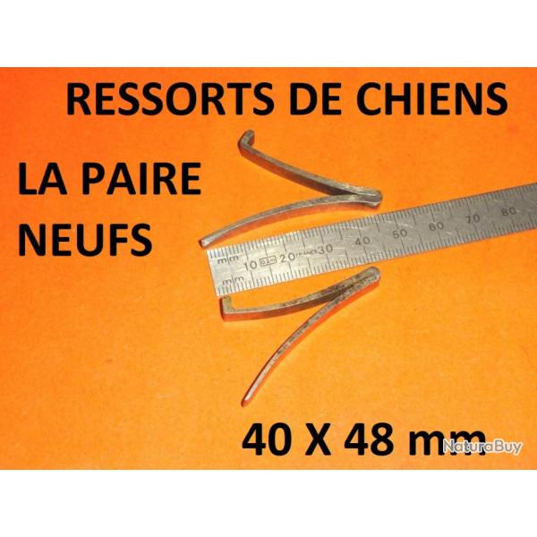 paire ressorts de chiens fusil 40x48 mm juxtapos hammerless etc.- VENDU PAR JEPERCUTE (D22C321)