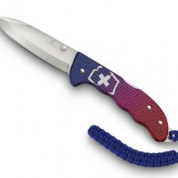 COUTEAU VICTORINOX EVOKE ALOX ROUGE/BLEU