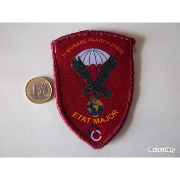 cusson militaire 11 brigade parachutiste tat major insigne tissu