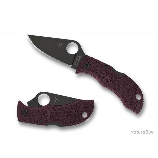 Spyderco MBBGBKP Manbug Burgundy, Sprint 24