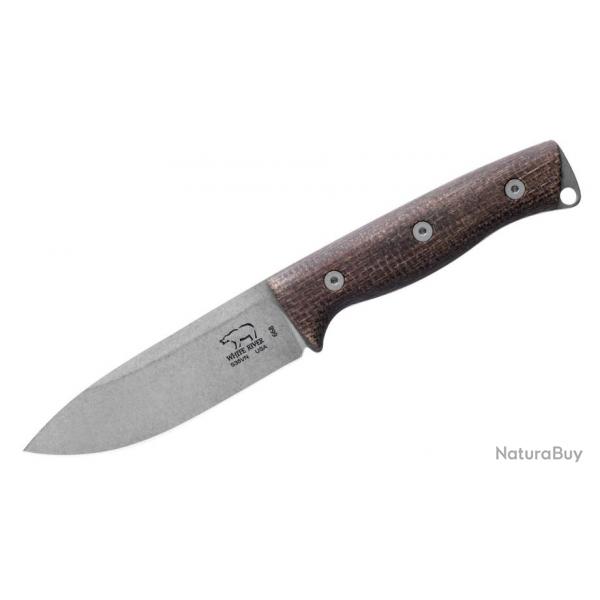 White River Ursus 45, Naturel Canvas Micarta, Kydex