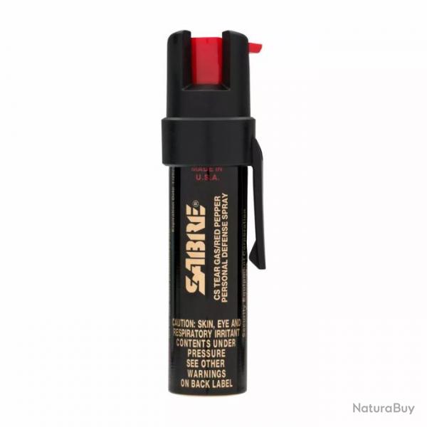 BOMBE 3EN1 SPRAY POIVRE LACRYMOGENE ET MARQUAGE UV SABRE RED 23.7ML