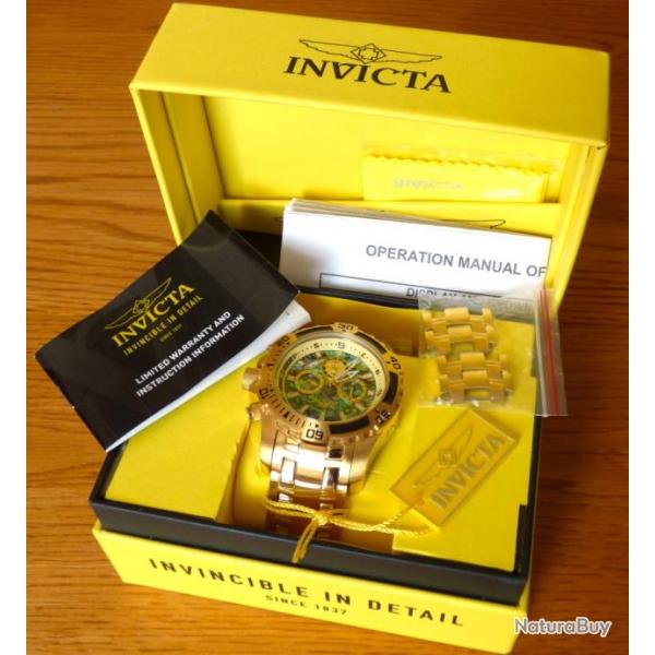 EXTRAORDINAIRE  MONTRE NEUVE EN COFFRET JAMAIS PORTE JUSTE COLLECTIONNER