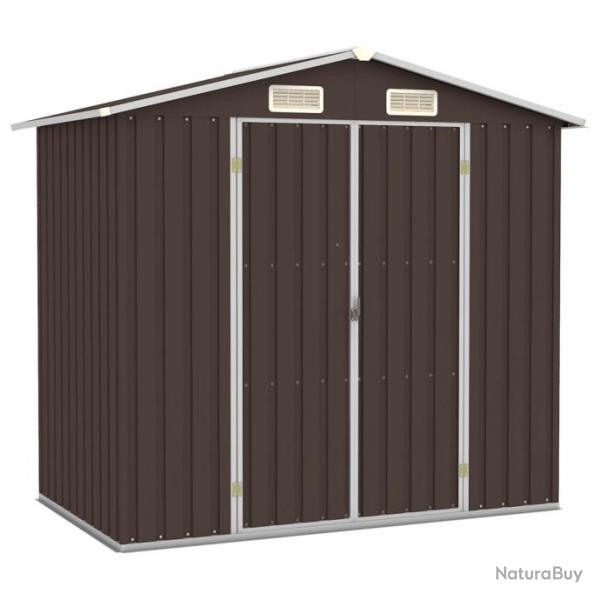 Abri de jardin cabane cabanon maison de stockage remise extrieur hangar outils robuste 205 x 129 x