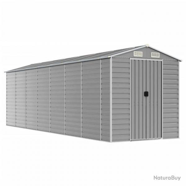 Abri de jardin cabane cabanon maison de stockage remise extrieur hangar outils robuste clair 191 x