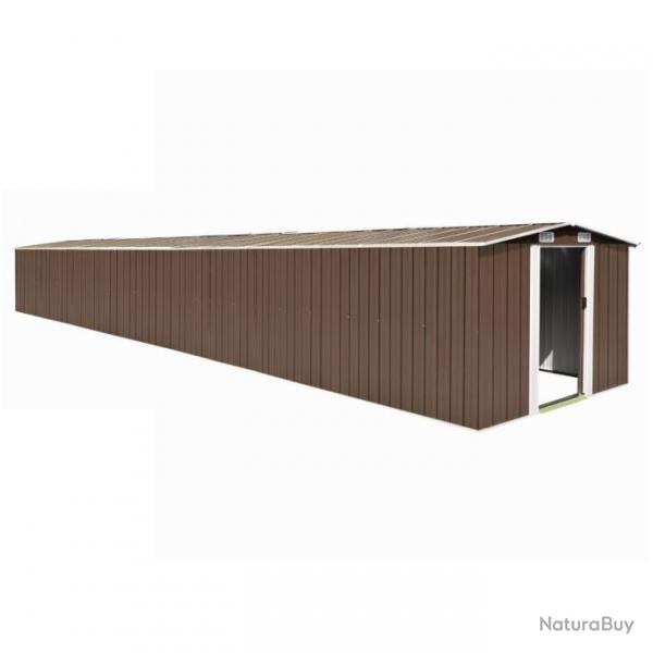 Abri de jardin cabane cabanon maison de stockage remise extrieur hangar outils robuste 257 x 990 x