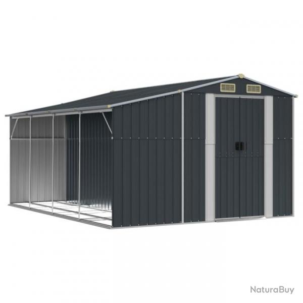 Abri de jardin cabane cabanon maison de stockage remise extrieur hangar outils robuste 277 x 365,5