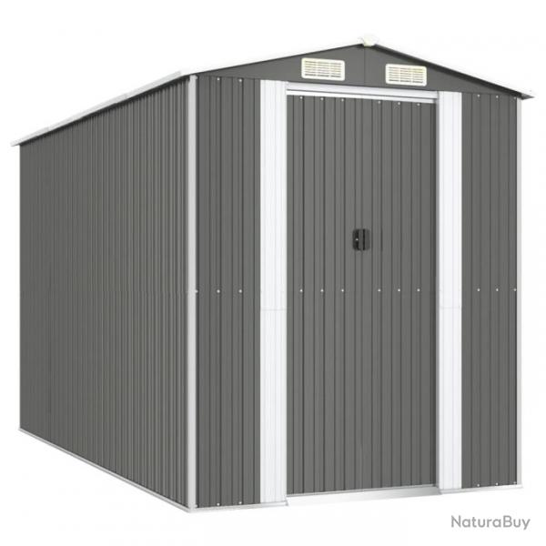 Abri de jardin cabane cabanon maison de stockage remise extrieur hangar outils robuste clair 192 x