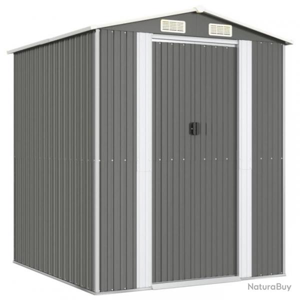 Abri de jardin cabane cabanon maison de stockage remise extrieur hangar outils robuste clair 192 x