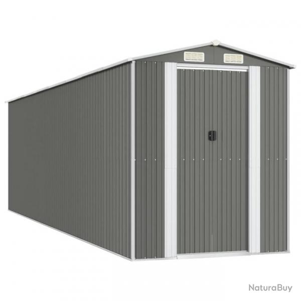 Abri de jardin cabane cabanon maison de stockage remise extrieur hangar outils robuste clair 192 x