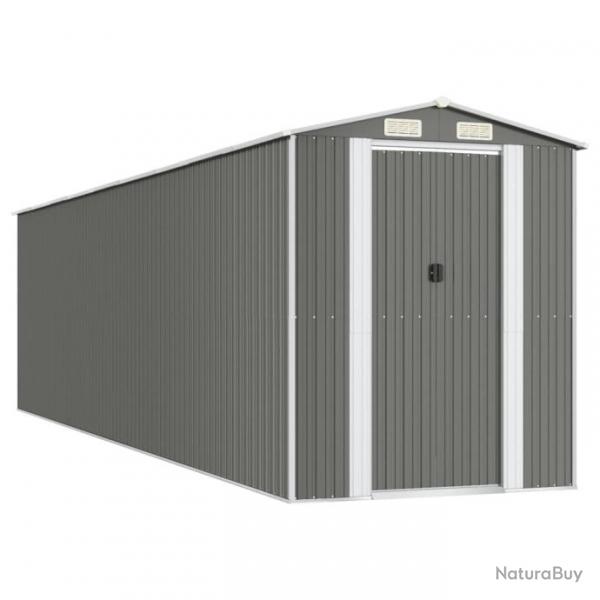 Abri de jardin cabane cabanon maison de stockage remise extrieur hangar outils robuste clair 192 x