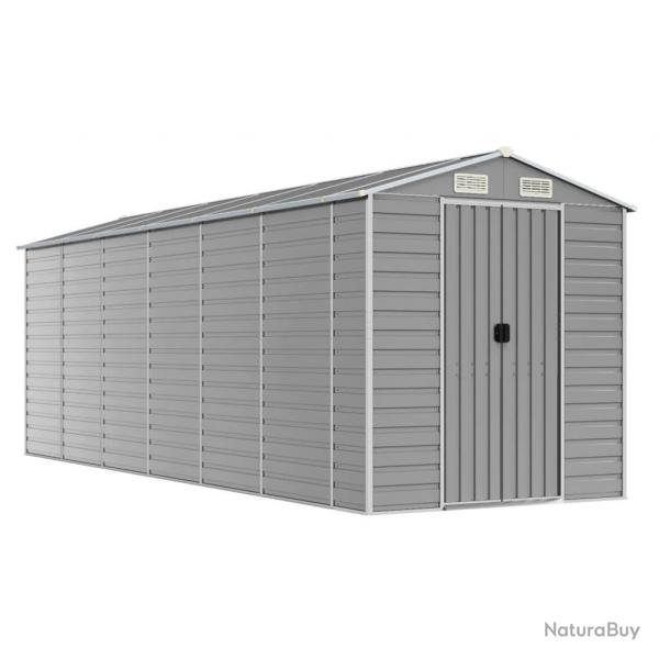 Abri de jardin cabane cabanon maison de stockage remise extrieur hangar outils robuste clair 191 x