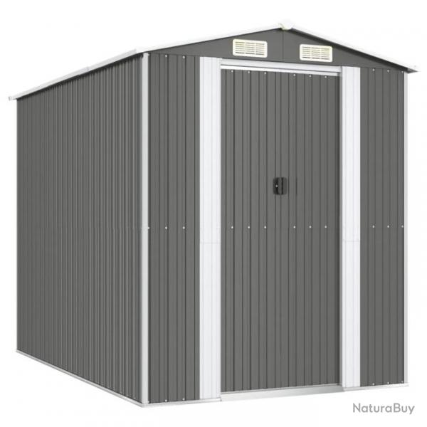 Abri de jardin cabane cabanon maison de stockage remise extrieur hangar outils robuste clair 192 x