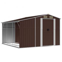 Abri de jardin cabane cabanon maison de stockage remise extérieur hangar outils robuste 277 x 279 x