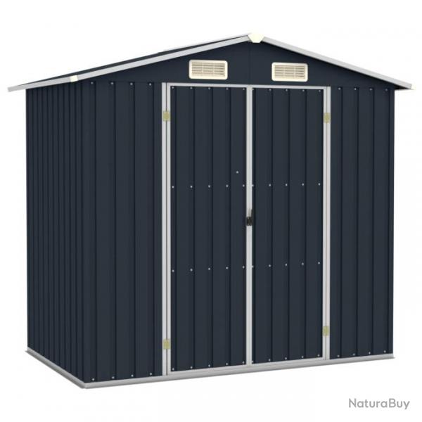 Abri de jardin cabane cabanon maison de stockage remise extrieur hangar outils robuste 205 x 129 x