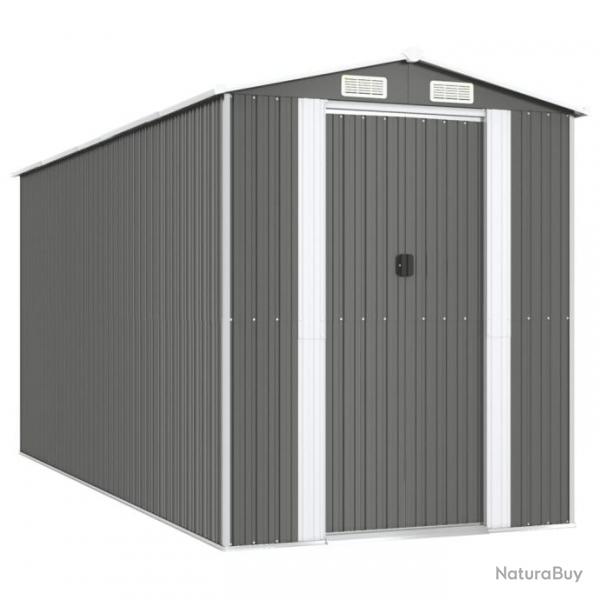 Abri de jardin cabane cabanon maison de stockage remise extrieur hangar outils robuste clair 192 x