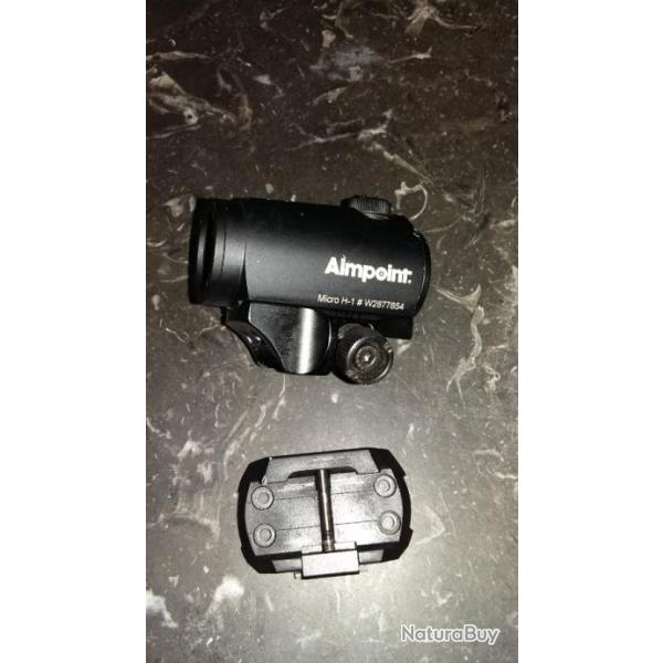 Aimpoint  Micro H1 2moa avec montage pour Blaser ou Jakele J1