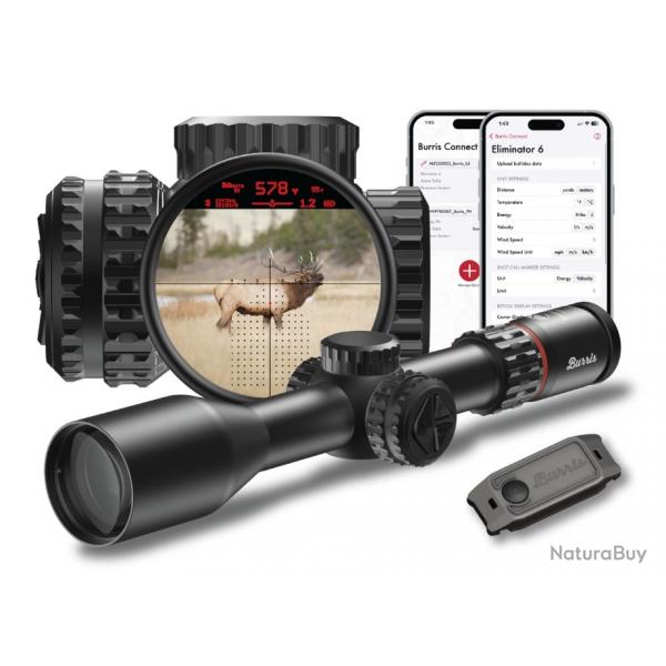 LUNETTE BURRIS LASERSCOPE VI BALLISTIC ELIMINATOR 4-20X52 DIAMETRE 34