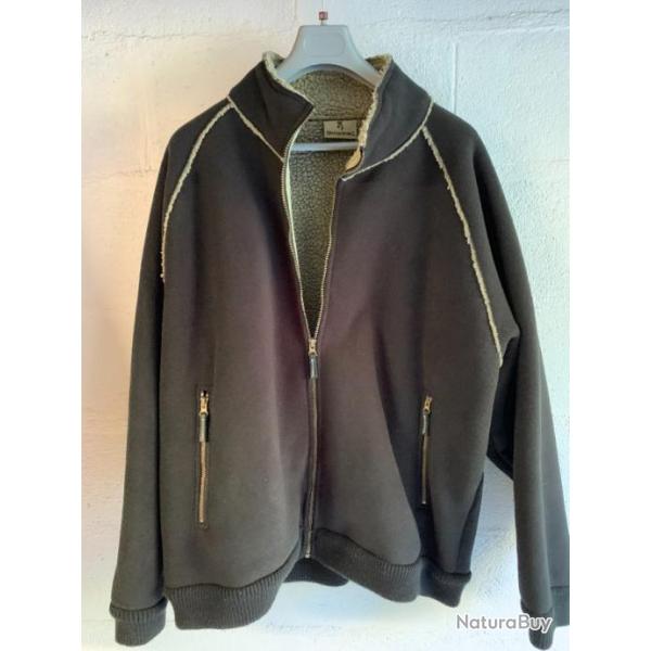 BLOUSON POLAIRE NOIR BROWNING T 3XL