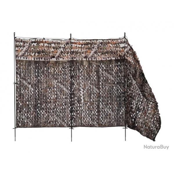 Afft camouflage Stepland bi-matire 3D Fort / 3 pieds - 1,5 x 3 m