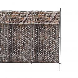 Affût de camouflage Stepland bi-matière 3D Forêt / 2 pieds - 1,5 x 2 m