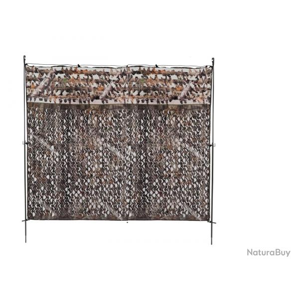 Afft de camouflage Stepland bi-matire 3D Fort / 2 pieds - 1,5 x 2 m