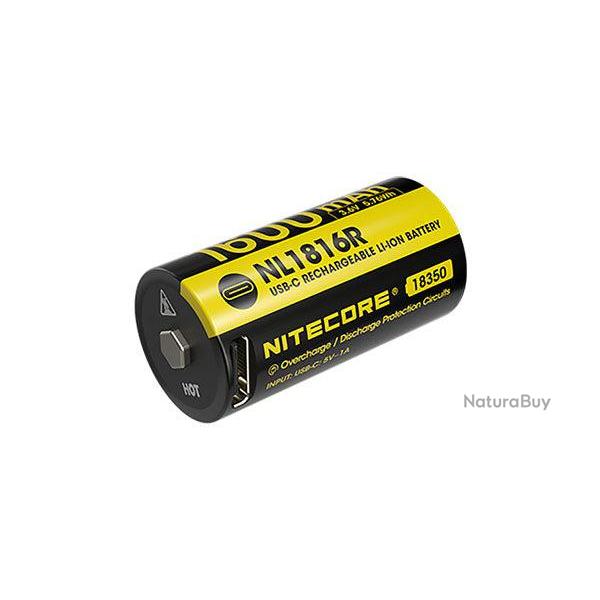 Accu Nitecore Li-ion 18350 - 1600mAh