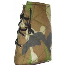 Housse de protection ajustable à lacets pour crosse de fusil en Oxford 600D Camouflage