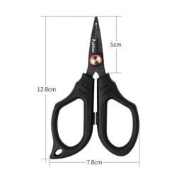 Ciseaux Tackle Shear Pullther porte-clés rétractable - CYUO02-K01