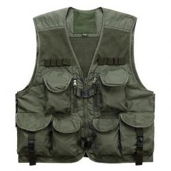 Gilet de pêche Reel Keeper multi-poches - XXL