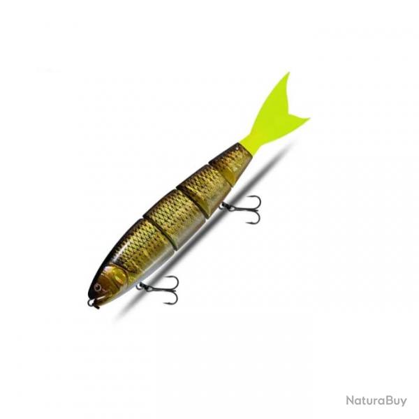 Leurre coulant Drift Master Swimbait articul 25 g 28 g - Golden Carp / S 150 mm 28g