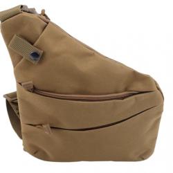 Sac à bandoulière tactique - Sac de rangement multifonctionnel  Epaule Gauche Kaki